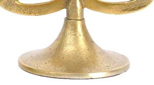 Candelabros navideños de metal hechos a mano, Juego de 3 soportes de aluminio para decoración del hogar - Product Image 5