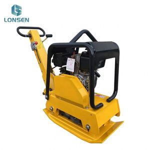 Compactadora de Placas Vibratorias Portátil Reversible con Motor de Gasolina/Diésel de Alto Momento de Carga 5.5-7HP para Compactación de Suelos - Product Image 5