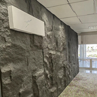 Panneaux 3D en PU, grandes dalles de placage, panneau mural en polyuréthane, design moderne, salon, panneau mural intérieur, écologique, imperméable