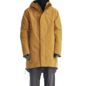 Factory Stock Plus Size Casual Men's Blouson Hooded Zipper Jacket 100% Nylon Waterproof Windproof Reversible Eco-Friendly Winter - Product Image 1