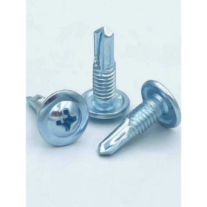 Tornillos autorroscantes hexagonales <span class=keywords><strong>de</strong></span> acero al carbono multifuncionales Clase 8.8, cincados, para <span class=keywords><strong>hormigón</strong></span> con arandela, ¡Excelente <span class=keywords><strong>precio</strong></span>! - Product Image 2