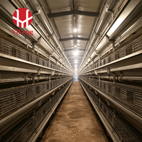 Système de cages à batterie de type H avec alimentation et abreuvement automatiques, collecte des œufs, convoyeur à fumier, cages pour poules pondeuses, pour ferme avicole