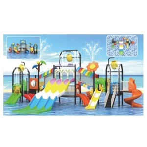 Trẻ em 'cho Aqua công viên sợi thủy tinh ống trượt nước giật gân Pad & sóng trò chơi hồ bơi vui vẻ nhựa trượt với Rides từ mục tiêu - Product Image 1