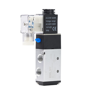Vanne électromagnétique 4V210-08 310-10 AC220V 1/2 pouce, vanne de commande de gaz pilote 2 voies 5 ports, électrovanne - Product Image 1