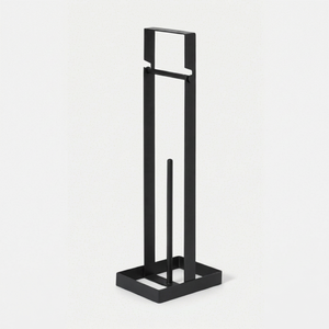Moderno Soporte de Metal para Papel Higiénico, Organizador de Doble Rollo, Estante para Papel Higiénico de Baño, Minimalista, Ahorra Espacio - Product Image 2