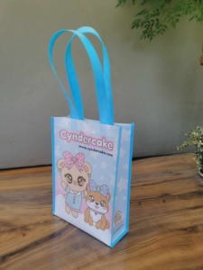 Sac de courses réutilisable en PP non tissé, écologique, imperméable, petit format, vierge - Product Image 4