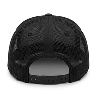 Gorras Trucker Personalizadas con Malla Trasera de 6 Paneles, Estilo Hip Hop, de Alta Calidad, con Visera Plana y Transpirables para Hombre, MOQ Bajo
