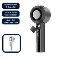 Ventilateur Brumisateur Portable OEM ODM Personnalisable avec Logo, Moteur Sans Balais, Haute Vitesse, Rechargeable USB, Vente en Gros