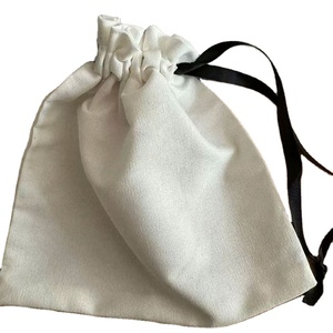 Bolsas de Algodón con Cordón Negro de Alta Calidad, Bolsa de Tela Reciclable a Prueba de Polvo para Envasado de Jabón, Velas y Manualidades - Product Image 1