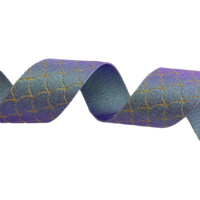 Sangle en polyester à effet écaille de poisson personnalisée, sangle en nylon dégradée, couleurs personnalisées, logo pour sangle de sac