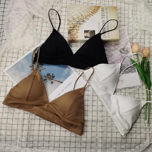 Soutien-gorge sans fil triangulaire en gros d'usine, camisole sans couture, lingerie sexy pour femme, soutien-gorge respirant - Product Image 5