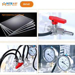 MITR <strong>Lab</strong> Benchtop Transparent Acrylic Vacuum Glove Box Support Customization - Product Image 4