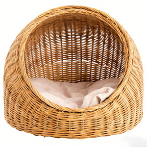 <span class=keywords><strong>Matelas</strong></span> pour animaux <span class=keywords><strong>de</strong></span> compagnie en osier moderne, écologique, respirant et durable, motif semi-circulaire, niche pour chat, <span class=keywords><strong>maison</strong></span> pour animaux <span class=keywords><strong>de</strong></span> compagnie pour petits animaux - Product Image 1