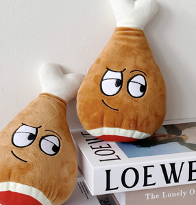 Juguetes de Peluche para Masticar con Sonido de Pollo y Hamburguesa, de Peluche Sintético, Interactivos, con Certificación ISO9001, Venta al Por Mayor - Product Image 4