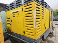 Compresseur d'air à vis industriel d'occasion Atlas Copco XRVS 1050 25 bar 1050 CFM avec moteur et pompe Caterpillar 328 kW
