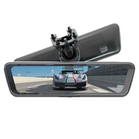 Sinjet caméra de recul large 1080P caméra de voiture automatique 8.2 pouces plein écran H8 caméra de tableau de bord miroir pour voitures pour Ferrari