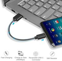 Câble USB Type C OEM/ODM 3A à charge rapide, câble de charge rapide USB Type C