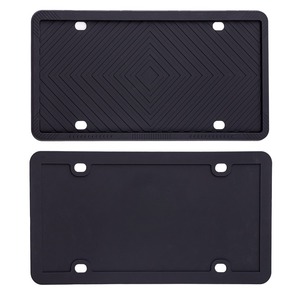 Cadres de plaque d'immatriculation en silicone imperméable et durable personnalisés pour les voitures <span class=keywords><strong>nord</strong></span>-américaines Accessoires clés - Product Image 3