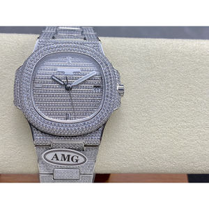 Reloj de Pulsera de Cuarzo de Lujo para Hombre, Resistente al Agua, Diseño Cuadrado con Diamantes, Correa de Acero Inoxidable de 22 mm, Diseño Ejecutivo - Product Image 5