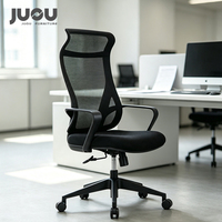 Chaise de bureau exécutive ergonomique moderne en gros avec support orthopédique, pivotante en maille, pour ordinateur professionnel