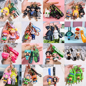 Lilangda Bán Buôn 3D PVC Dễ Thương Anime Kawaii Keychain Phim Hoạt Hình Móc Chìa Khóa Phim Hoạt Hình PVC Silicon Mini Ba Lô Vòng Chìa Khóa Phụ Kiện - Product Image 1
