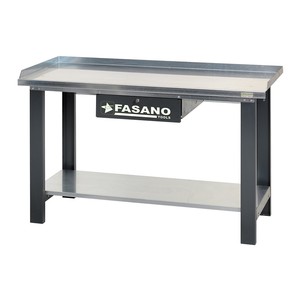 Fasano Tools Workbench 129 D1.5 Steel Top With <b>Drawer</b> And Shelf For <b>Workshop</b> Use - Product Image 1