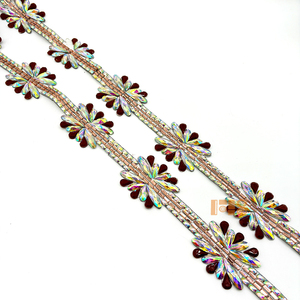 Garniture de carnaval 2025 <span class=keywords><strong>Rio</strong></span> De Janeiro Costume de carnaval fer sur AB résine strass coupe appliques accessoires - Product Image 2