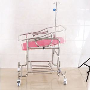 Nouveau-né en acier inoxydable bébé berceau lit bébé maternité pédiatrique - Product Image 3