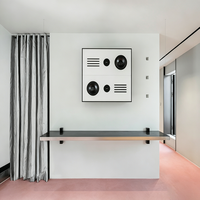 Design de mobilier de salon de beauté sur mesure rose pour salons de coiffure féminins, design d'intérieur 3D pour salons de spa
