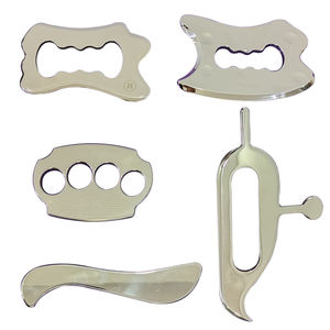 Alat pijat pengikis baja tahan karat untuk tisu lembut terapi fisik mobilisasi untuk kaki punggung lengan guasha pijat - Product Image 1