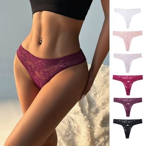 Mutandine brasiliane Sexy in pizzo da <span class=keywords><strong>donna</strong></span> senza cuciture di strass biancheria intima invisibile da <span class=keywords><strong>donna</strong></span> - Product Image 2