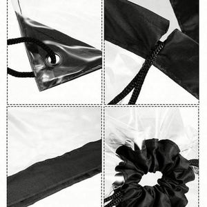 Custom Printed logo Stylish <b>Waterproof</b> Transparent Draw String Backpack Clear PVC <b>Drawstring</b> <b>Bag</b> Backpack - Product Image 3