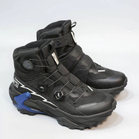 Bottes de montagne unisexes à triple bouton rotatif, semelle extérieure à crampons profonds amortissante, chaussures d'escalade robustes pour l'extérieur, tige en Ripstop, EVA