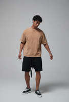 T-shirt délavé FLOWORA – Personnalisation de premier ordre, logo vierge, impression sur mesure pour hommes, t-shirt uni surdimensionné pour hommes