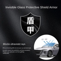 Film solaire KPU pour pare-brise de voiture, isolant thermique, anti-explosion, anti-éclats de pierre, hydrofuge, protection UV 99%, garantie 1 an