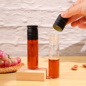 Fábrica de lujo 25 ml 30 ml pequeña botella de vidrio de tubo de borosilicato para vino aceite jarabe salsa de miel especias Chocolate Gingle Spice - Product Image 1