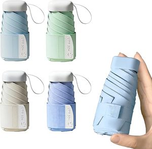 [Venta Directa de Fábrica] Mini Paraguas de Viaje Portátil con Protección Contra la Lluvia, el Sol y los Rayos UV, para Usar en Bolsillos de Mochilas - Product Image 1