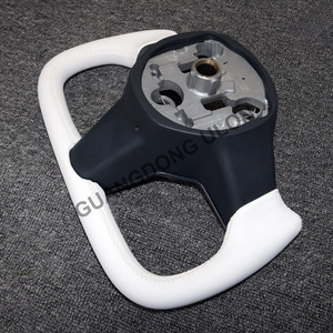 <span class=keywords><strong>Volant</strong></span> en cuir suédé compatible Tesla Model Y 3 2016-2023, <span class=keywords><strong>volant</strong></span> personnalisable sans chauffage, juste la coque du clignotant - Product Image 2