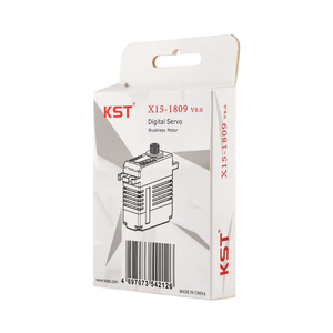 KST V8.0 X15-1809มินิ24Kgf ซม. 0.07sec HV แบบไร้แปรงถ่านพร้อมวงจร Swash PLATE โลหะสีทอง24K สำหรับเฮลิคอปเตอร์ RC - Product Image 5