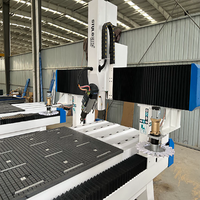 Routeur CNC industriel 4 axes pour le bois avec kit de broche ATC à tambour