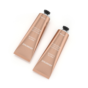 Tube de protection pour le visage, emballage de produits cosmétiques à presser, mat, forme hexagonale, 50ml - Product Image 4
