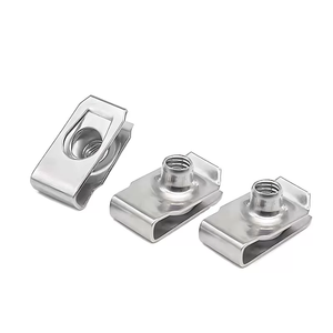 <span class=keywords><strong>Écrou</strong></span>s <span class=keywords><strong>à</strong></span> clipser en acier avec revêtement Dacromet, type U, profil bas, antidérapants, M4 M5 M6 M8 M10, fournis directement par l'usine - Product Image 4