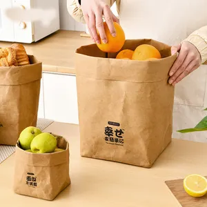Grosir Prom Disesuaikan Kotak Penyimpanan Tyvek Organik Alami Dapat Dicuci Organizer untuk Kemasan Mainan Roti Kosmetik