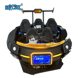 Guangzhou Vr Supplier Tank 5 Seat Cinema Vr Rotation Motion Simulator 9d Vr Chair