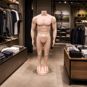 Maniquí Masculino sin Cabeza con Acabado en Piel Natural para Tiendas de Ropa de Alta Gama y Visual Merchandising - Product Image 2