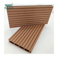 Cubierta de bpc hueca coextruida, cubierta impermeable de WPC de la mejor calidad, bajo mantenimiento, suelo compuesto al aire libre, 145x23mm, gran oferta