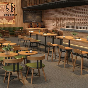 <span class=keywords><strong>เก้าอี้</strong></span>โต๊ะใน<span class=keywords><strong>ร้าน</strong></span><span class=keywords><strong>อาหาร</strong></span>ทำจากไม้ทำจากหนังทรงสี่เหลี่ยมผืนผ้าสำหรับเฟอร์นิเจอร์โรงอาหาร - Product Image 2