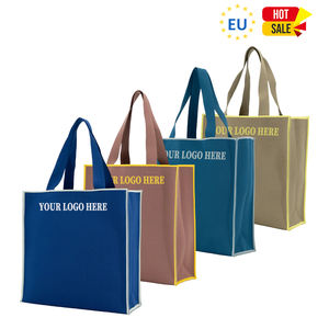 Gran oferta de Otoño de Europa, bolso de hombro de punto sencillo de gran capacidad personalizado para mujer, bolso de playa de punto de ganchillo para mujer - Product Image 2