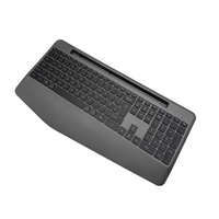 Nouveau clavier d'ordinateur portable OEM rechargeable sans fil USB 10 pouces, disposition complète 104 touches (arabe/anglais), avec repose-poignets ergonomique