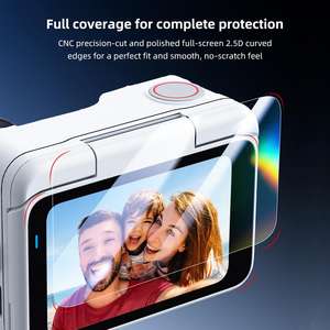 Protector de Pantalla de Vidrio Templado 2 en 1 PULUZ Premium para Insta360 GO Ultra, Película de Alta Transparencia del 99.5% - Product Image 4
